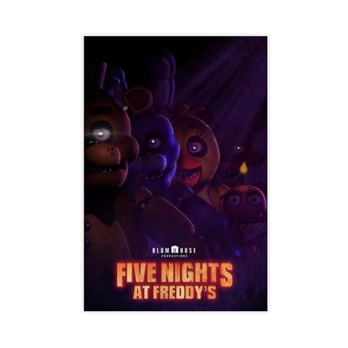 FKBALCZ Poster du film Five Nights At Freddy's 2023 - Décoration murale pour salon, chambre à coucher - 30 x 45 cm