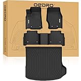 OEDRO Floor Mats Set Fit for Jeep Grand Cherokee 2025 2024 2023 2022 (Include 4xe NOT for L or WK) 5 Seat, Custom Fit Grand Cherokee Full Set Floor Liners Accessories All Weather Trunk Car Mats