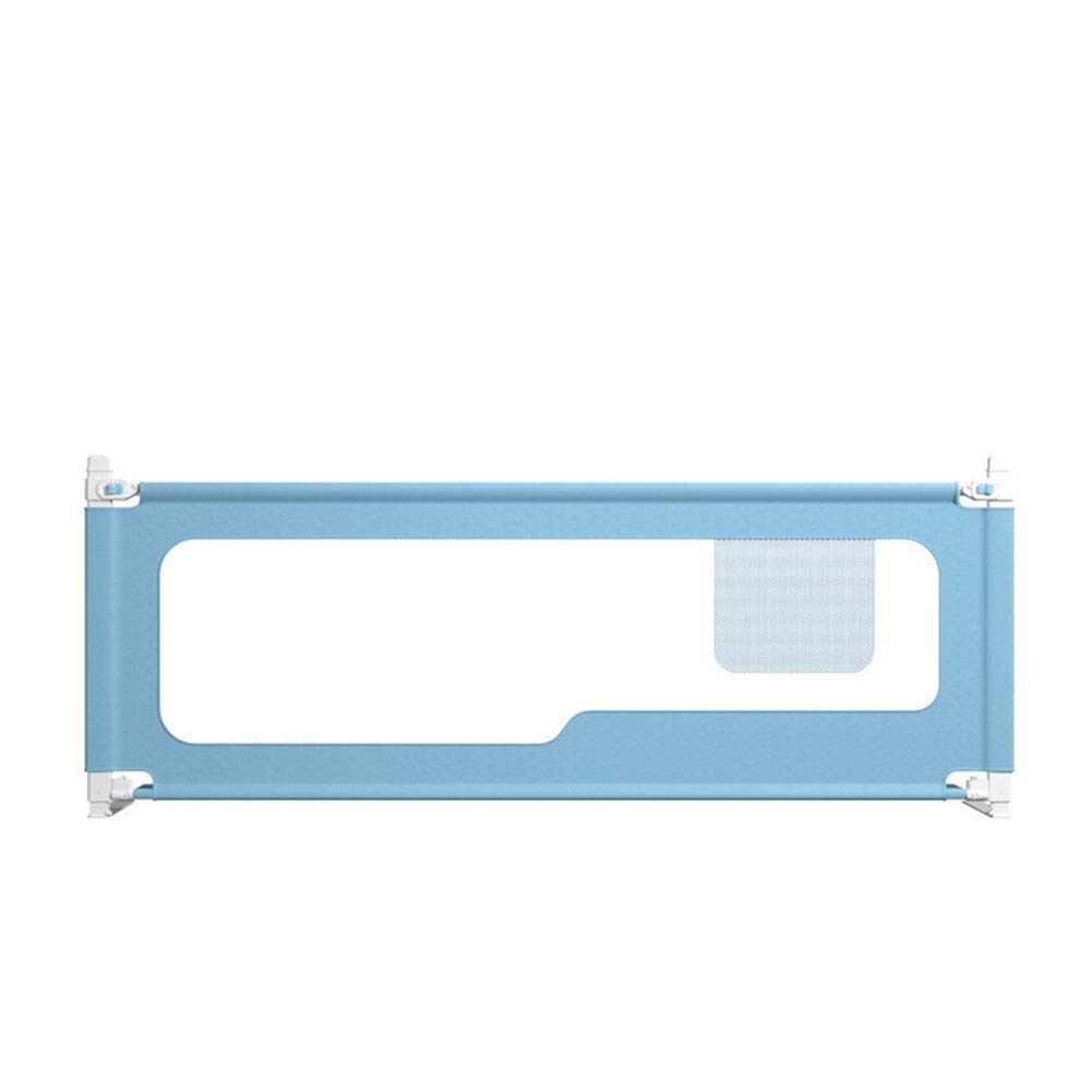 Barandillas de protección contra caídas para bebés, protección de Seguridad para niños, Bisel para mesita de Noche, Universal (Color: Azul, tamaño: 2,2 m/un Solo Lado)