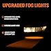 Shocklight Driving Fog Lights Compatible with 2013 2014 2015 Honda Accord 4DR Sedan, 1 Pair Fog Lamps With H8 12V 35W Bulbs & Switch and Wiring Kit