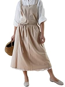 Achsoo Baumwolle Leinen Japanische Schürze