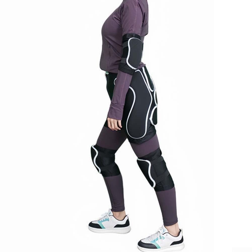 Pantaloncini da sci Hip Protector Cuscinetti EVA per impatto Protezione dell'anca dello sci | Vita lunga, vestibilità regolabile, design non vincolante, comodo da indossare, facile da indossare