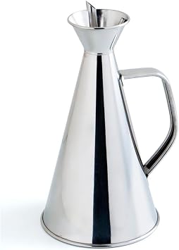 Quid 7694002 Oil Drip INOX 50 cl Renova, Color Transparent, 11 x 11 x 25 cm