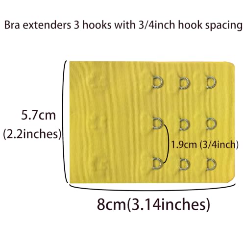 Image of SAMGU Women's Bra Extenders 2 Hook /3 Hook /4 Hook /5 Hook /6 Hook Soft Stretchy