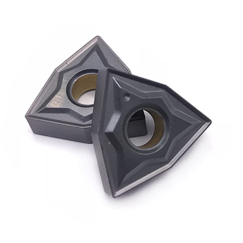 Tool Part for WNMG080404 NN External Turning Tool Tungsten Inserts Lathe Cutter Tool CNC Cutting Tool - (Insert Width(mm): 100pcs)