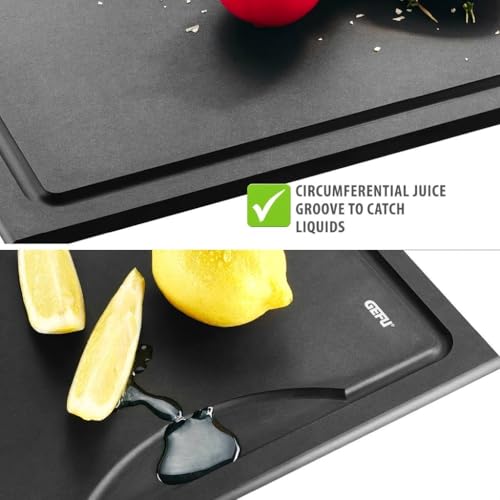 Planche à découper SLIZE moyenne : finis les jus sur le plan de travail - 5