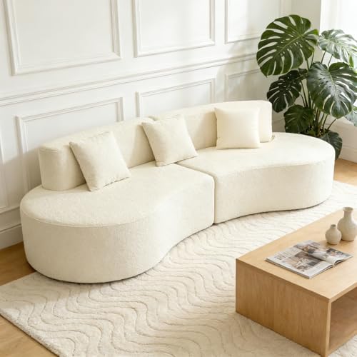 ATOMSTACK MAKER Curved Modular Sofa with Pillows