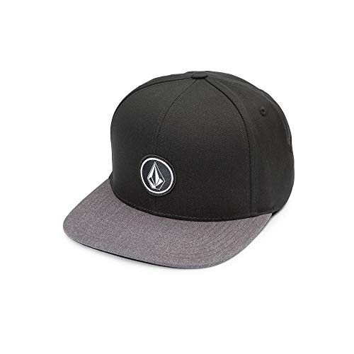 Volcom mens Full Stone Flex Fit Baseball Cap, Charcoal Heather, Large-X-Large US