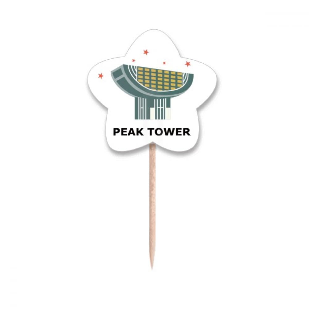 Drapeaux cupcake picks Étoiles au design Art Déco de qualité supérieure