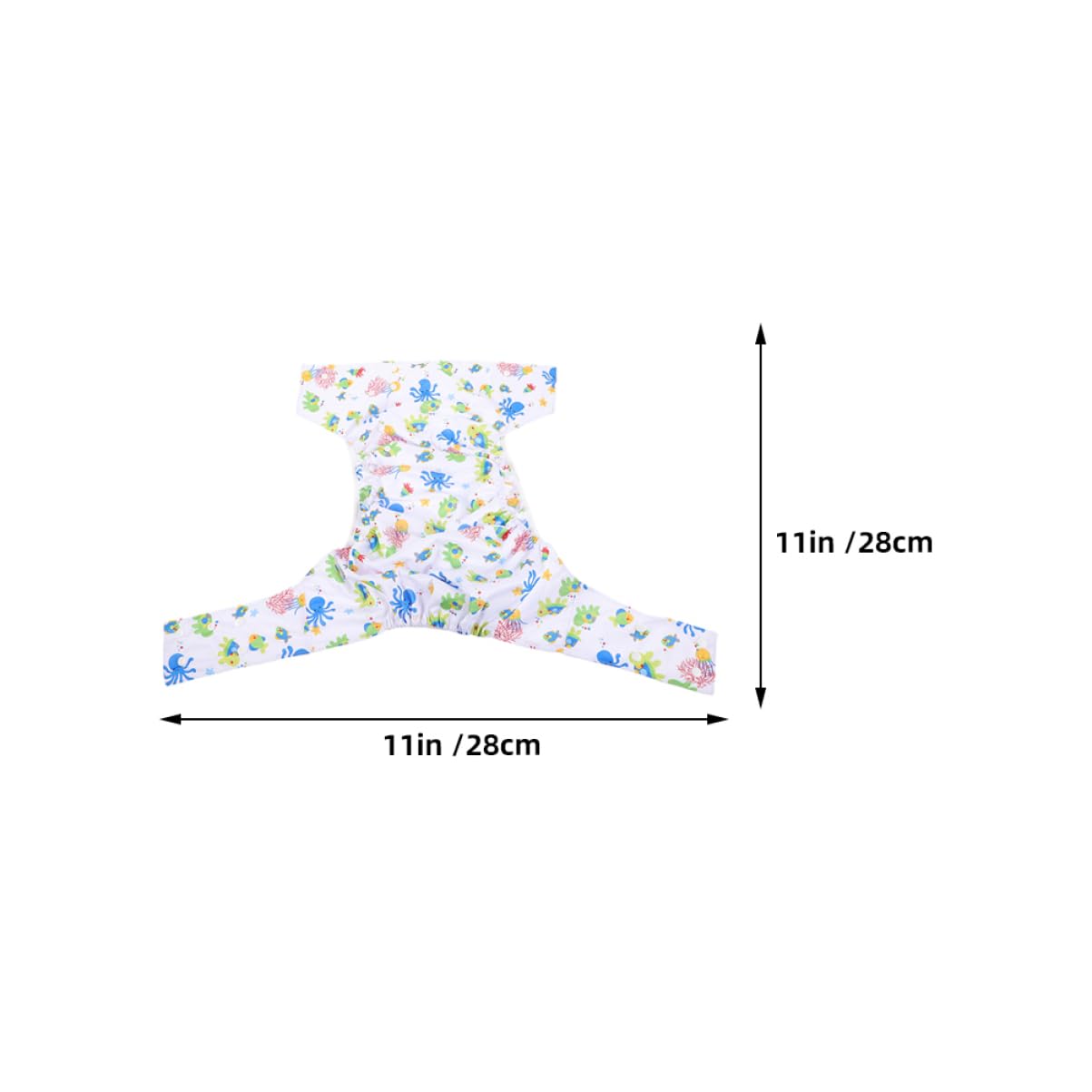 Beatifufu Reusable Adult Diapers Overnight Diapers Snap Closure Comfortable Breathable Incontinence Pants