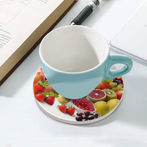 Dessous de verre en céramique absorbants tapis de protection de table en liège - 6