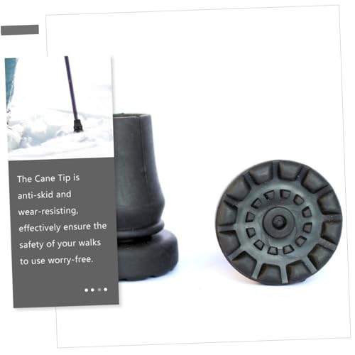 Embout de randonnée antidérapant avec pointe de canne de trekking - 2