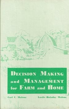 Hardcover Decision making and management for farm and home Book