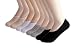 2econdskin Women's Casual No Show 3 to 8 Pairs Socks Non Slip Flat Boat Line