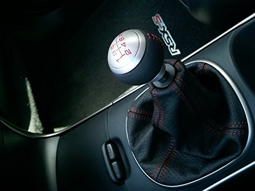 Redlinegoods Shift Boot Compatible With Acura Rsx 2002-04. Black Perforated/Red #TOP4