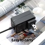 9V AC Adaptateur pour frère P-Touch PTD220 210 200 PTH110 AD-24 PT-N20 | Conseil rond, Ptouch de remplacement PT-D200G PT-1280 PT-1290 PT-1880 PT-1890 PT-D215E AD-60 AD-24ES Cord d'alimentation de fabricant d'étiquettes