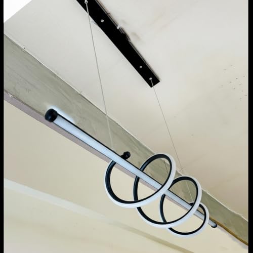 Image of Ceiling Hanging Light for Dining Area, Moden Hanging Lamp for Breakfast Table, Hanging Light for Home Decoration (CH57 BK)