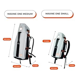 The Maxine One Small Dog Carrier by Little Chonk | Dog Backpack Carrier for Small Sized Breeds | Adjustable Front Facing Pet Carrier for Travel | Dog Hiking Backpack - Chonkcrete Gray The Maxine One Small Dog Carrier by Little Chonk Dog Backpack Carrier for Small Sized Breeds Adjustable Front Facing Pet Carrier for Travel Dog Hiking Backpack Chonkcrete Gray