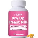 Jkrova Dry Up Breastmilk Fast, Dry Up Milk Supply, Stop Breastfeeding Products for Women, Stopper Pumping & No Engorgement, Fast Milk Flow Reduction, 90 Capsules