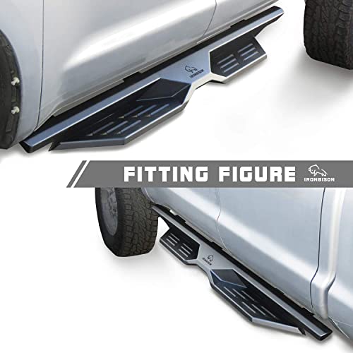 Estribos IRONBISON para Toyota Tundra Double Cab 2007-2021 2 Pzas miniatura 2