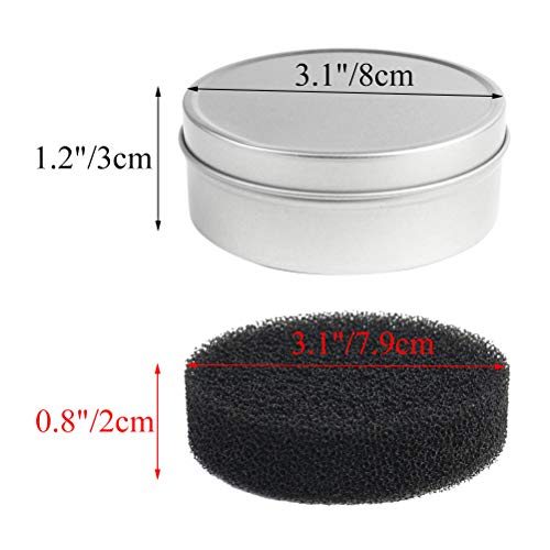 Nydotd 8Pcs Makeup Brush Cleaner Set - 2 Pack Makeup Brush Cleaner With 6Pcs Replacement Sponge, Dry Makeup Brushes Cleaner Sponge Eye Shadow Or Blush Color Removal Quickly Switch To Next Color #TOP1