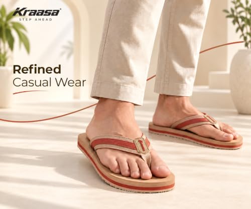 Image of Kraasa Fleece Slippers for Man | Slip-On Slippers