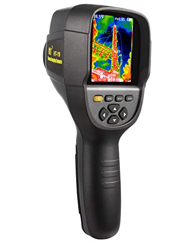 Hti-Xintai Higher Resolution 320 x 240 IR Infrared Thermal Imaging Camera. Model HTI-19 with Improved 300,000 Pixels, Sharp 3.2in Color Display Screen, Battery Included. Lightweight Comfortable Grip. #1