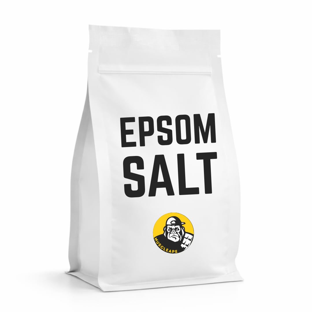 Epsom Salt for Muscle Recovery and Relaxation, Magnesium Sulfate, Granules, 1000g, Body Soak, Foot Soak, Stress Relief, White (2.5 Kg, Unscented)-image-49