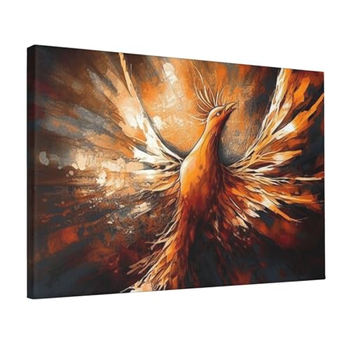 Toile murale abstraite Phoenix pour sublimer la déco de votre salon