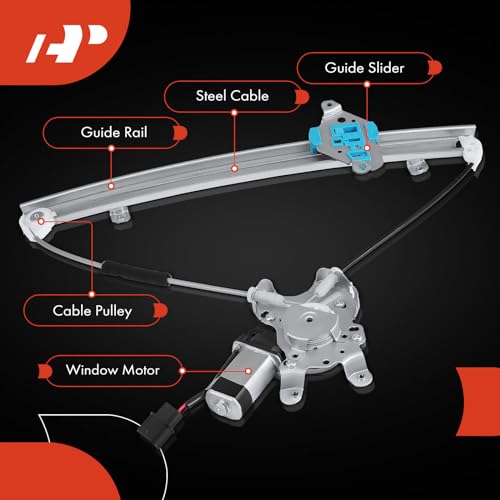A-Premium Power Window Regulator with Motor Compatible with Mitsubishi Outlander 2003-2006 Front Driver Side by A-premium - Image 6