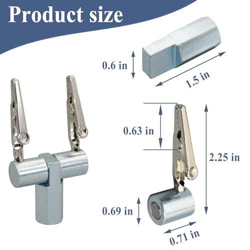 Image of 55000 Magnetic Soldering Clip Holder, Removable Clips | Removable clip parts, Detachable structure, Station wire clamps, Welding fixation tools, Metal