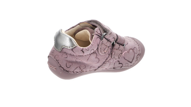 Geox B Tutim B – Scarpe Primi Passi Per Bimba 0-24 Mesi, Suola In Gomma, Pelle Traspirante