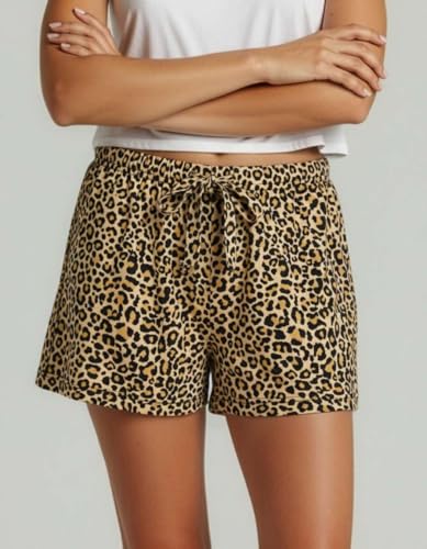 Image of Real Essentials 3 Pack: Women's Pajama Shorts Sleep Lounge Sweatshorts Comfy Sleepwear Bottoms (Available In Plus Size)