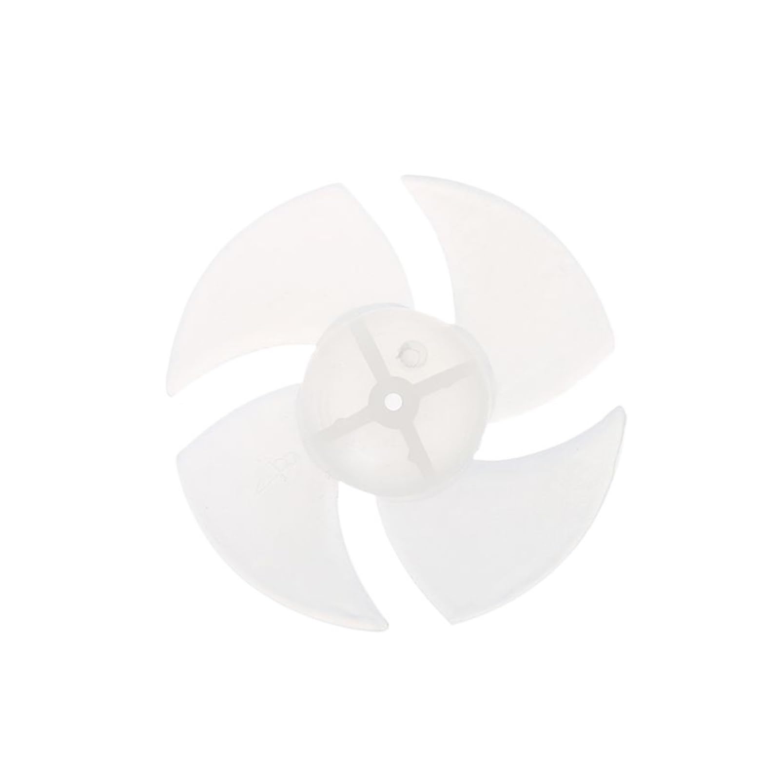 FOELANNE Plastic Fan Blade, Transparent Small Power Plastic Fan Blades 4/6 For Hair Dryer Motors(4 Blade)