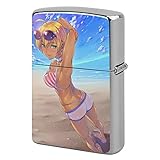 アニメ風 ZIPPO金属製 おしゃれ 美しい キャラクター柄 食戟のソーマ 水戸郁魅 水着 用 ライタ保護 【アメリカ産特製強化素材】 防錆 全面保護 たばこ用具 喫煙具 ＜アニメ愛好者,アニメ好き> ファション飾り グッズ 交換用外側 傷から を全面保護