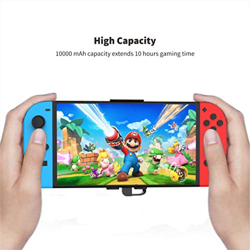 Portable Power Bank Compatible for Nintendo Switch, 10000mAh 5V/3A Flash Rechargeable Extended Battery Backup Charger Case for Smartphone and Switch - Image 5