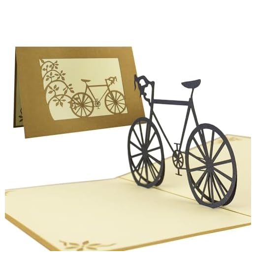 Fahrrad Pop Up Karte, Sammelkarte, Fahrradgutschein, Fahrradtour, 3D Pop-Up-Karte, Gutschein Fahrrad, T05
