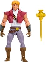 Masters of The Universe Origins アクションフィギュア 200X カートゥーンコレクション プリンスアダム, 5.5インチ 1980年代モツTVヒーロー 詳細デザイン &amp; セプター