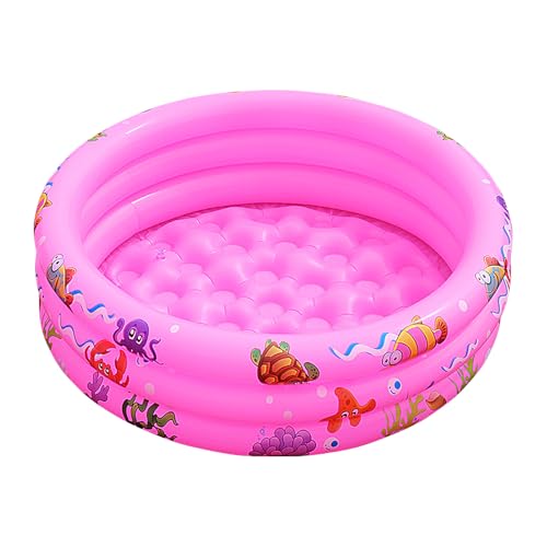Piscine Per Bambini, Piscina Gonfiabile Circolare Fuori Terra A Strati Con Fondo Gonfiabile Di Sicurezza A Bolle, Design A Svuotamento Rapido