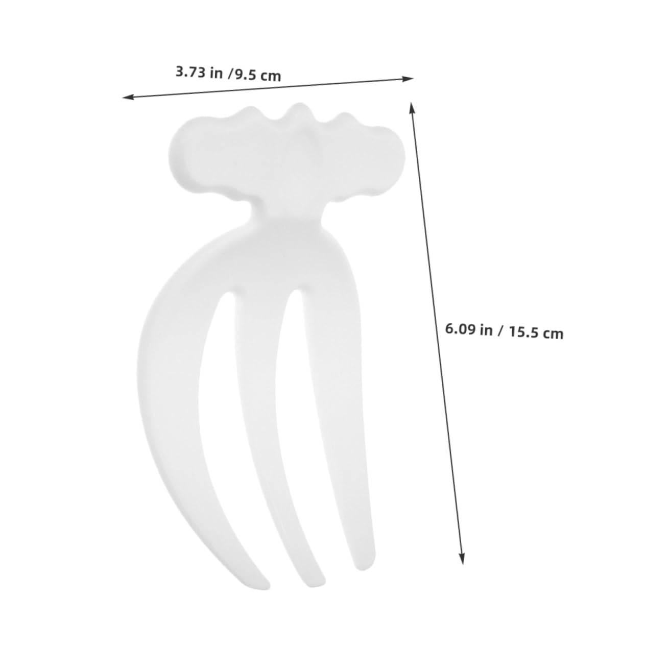 STOBAZA 6pcs Plastic Salad Hands Set: Salad Serving Claws For Tossing And Stirring - Multifunctional Kitchen Utensils For Fruit And Vegetable