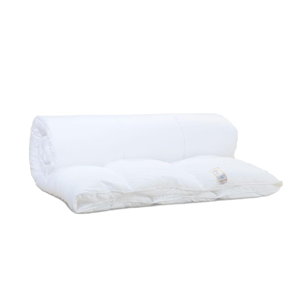 Lancashire Textiles White Double Bed Size 13.5 Tog Soft As Down Anti Allergy Microfibre Duvet - Down Alternative - Slight Seconds