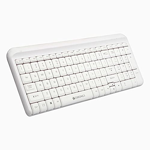 Zebronics Zeb-Glide USB Wired Multimedia Keyboard for PC/Laptop with Rupee Symbol Key, Plug 