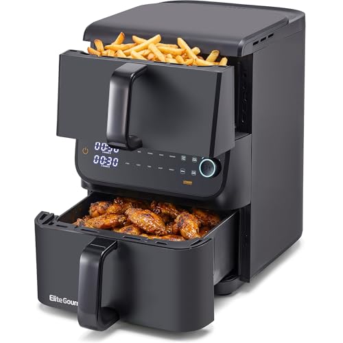 Elite Gourmet Dual Stacked Air Fryer