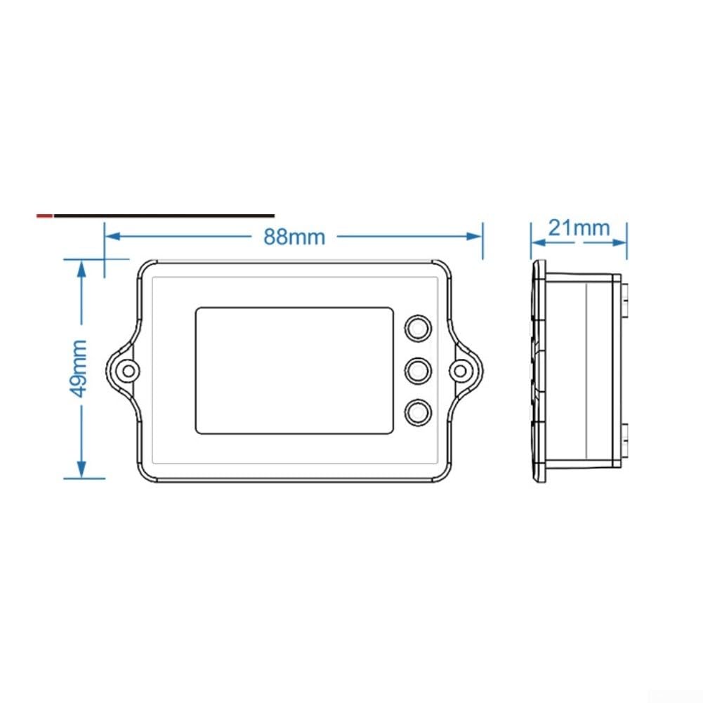 Medidor Corriente Voltaje Potencia 500A Shunt Incluido(300A)