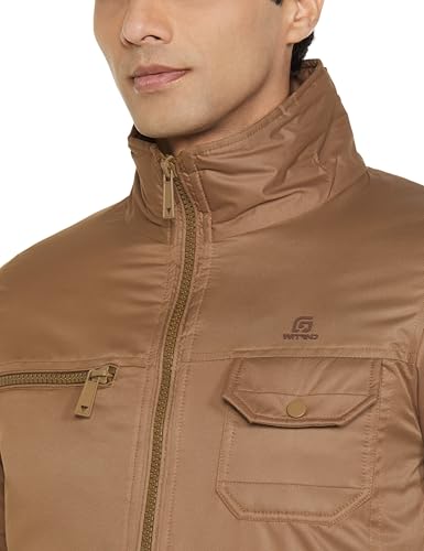 Image of Qube by Fort Collins Men's Classic Super Twill Jacket Stylish & Durable Casual Standard Length Winter Jacket for Men