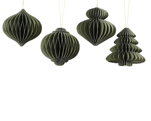 Kaemingk Wabenfigur Ornament 8x8cm Papier 1 Stück Sortiert -...