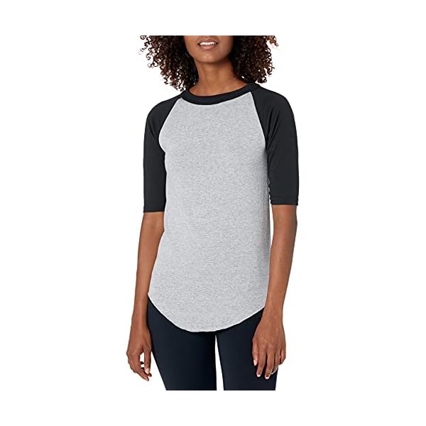 Augusta Sportswear Women's Standard 4421, Athletic Heather/Black, Medium