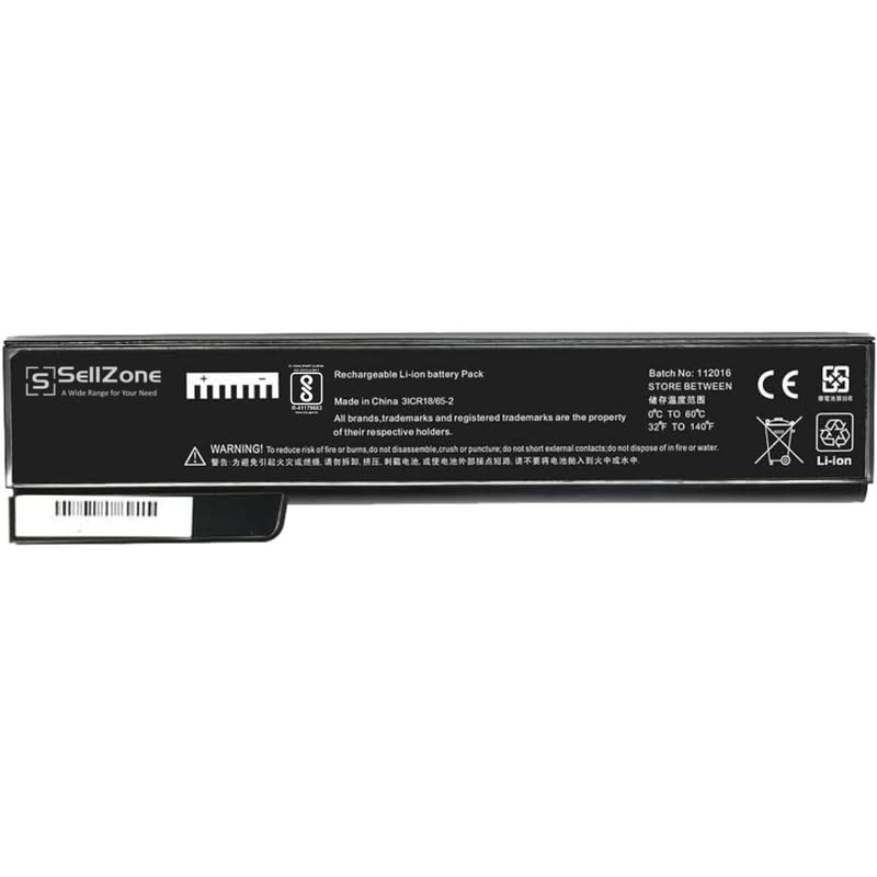 SellZone Replacement Laptop Battery Compatible for Elite-Book 8570p, HP 8460P, HP 6360B, HP 6460B, 6470B, 6560B, 6475B, 8470W, 8470P (B0CP3ZW16M) Amazon Price History, Amazon Price Tracker