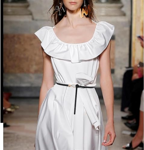 Waist Belt New Women's Waist Belts Cowhide Fashion Versatile Belt Thin Belt Women's Dress With Sweater Classic Belt2