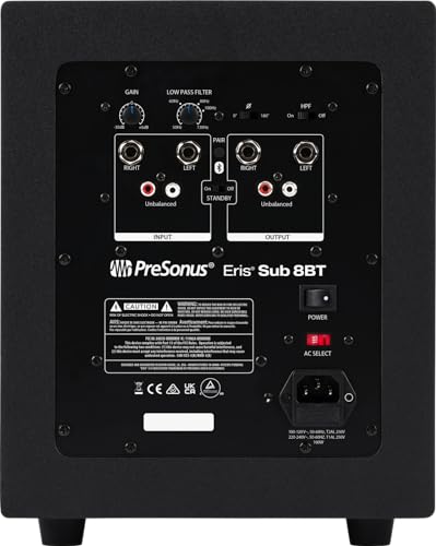 PreSonus Eris 4.5BT Gen 2 et Eris Sub 8BT caisson de basse